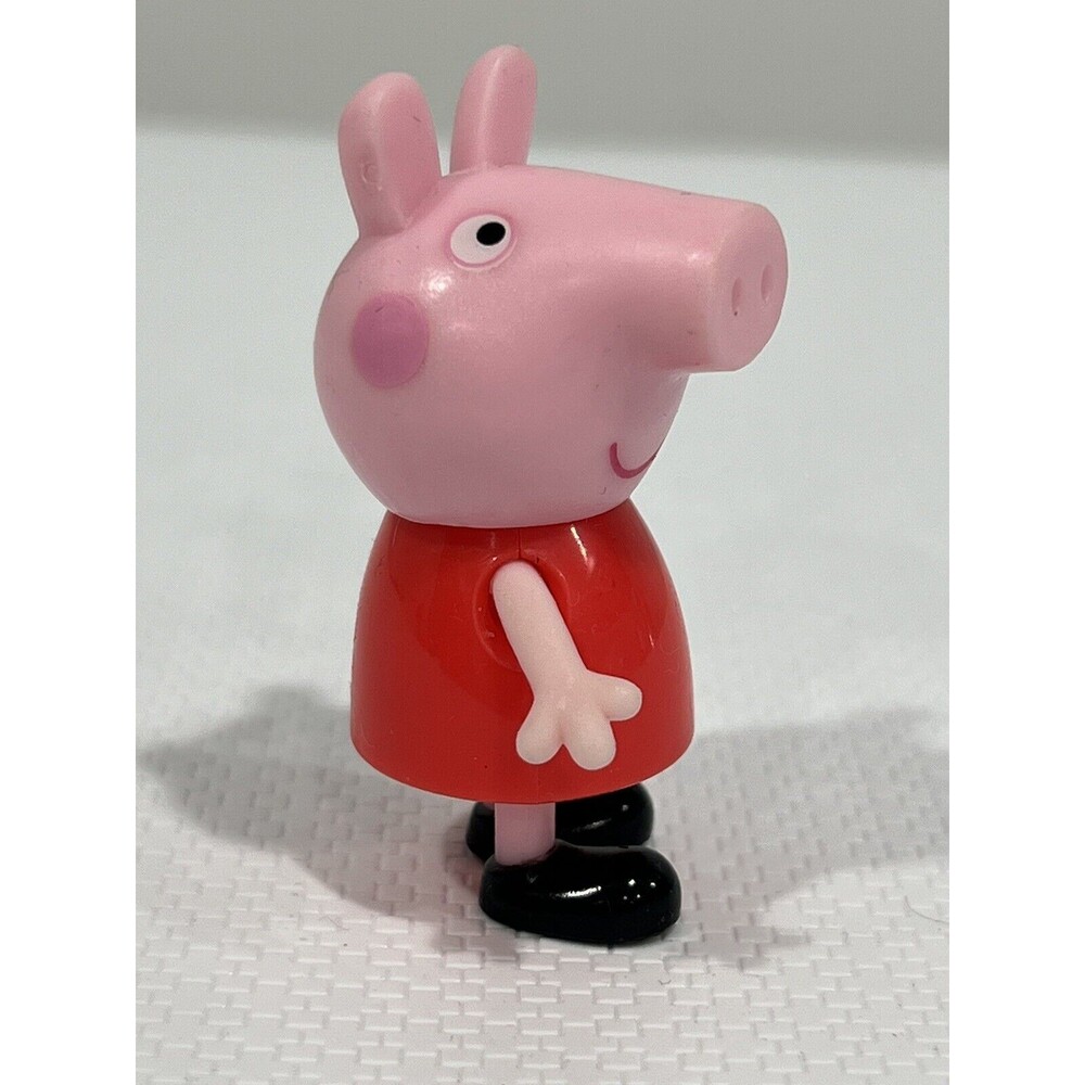2003 Jazwares 2" Peppa Pig Figure Red Shirt New Birthday Play Fun